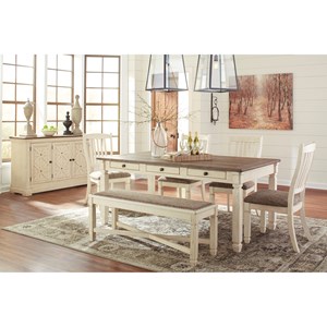 Signature Design by Ashley Bolanburg Casual Dining Room Group